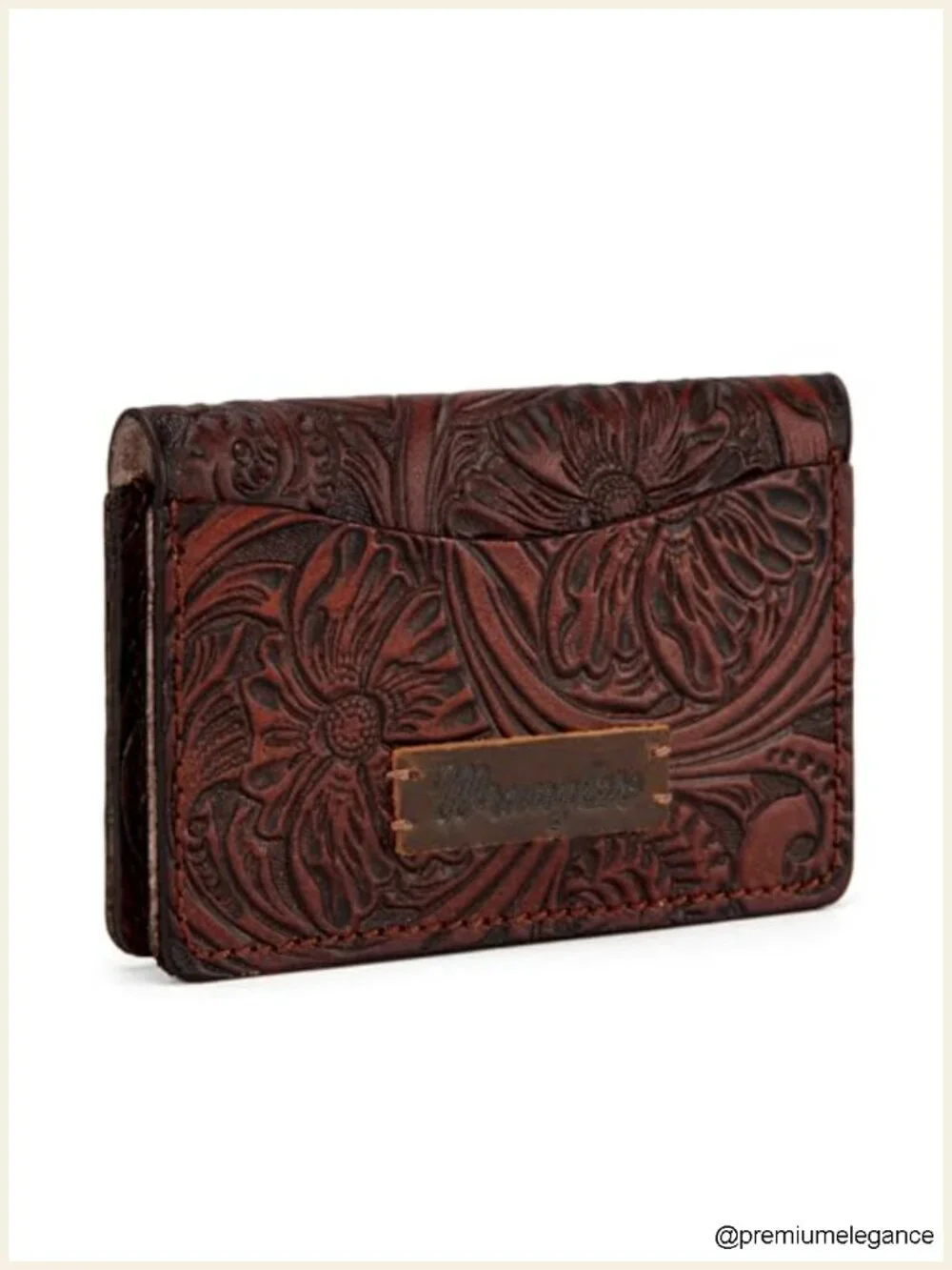 Premium Leather Card Case Wallet Business Card Holder Front Pocket
